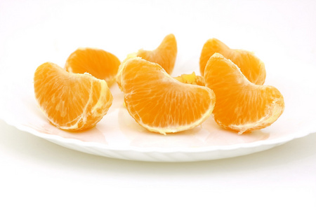 美味可口的橘子
