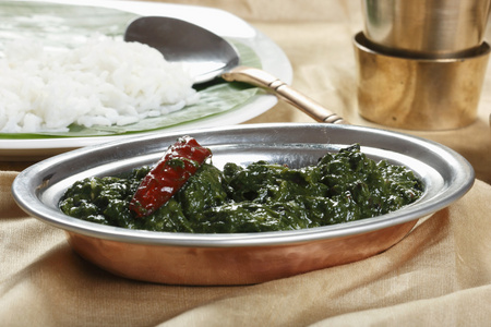 泰米尔菠菜 keerai从泰米尔纳德邦的菜