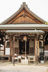 传统的日式寺