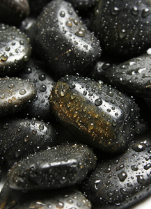 黑色的石头