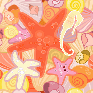 甲壳动物的海星背景图片