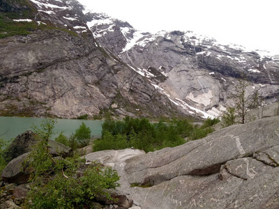 美丽的挪威景观的视图