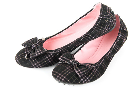 女粉红鞋