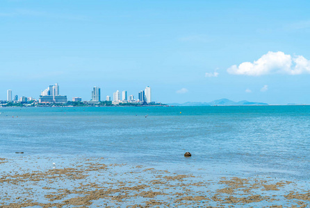 在北芭堤雅，泰国海滩