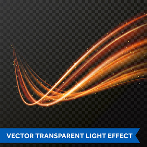 光行金旋流效果。矢量闪光光火 flare 跟踪