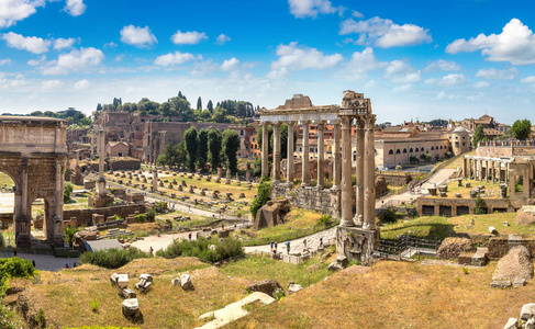 论坛在罗马的废墟