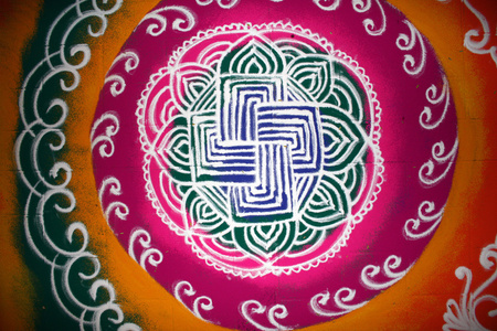 rangoli 艺术