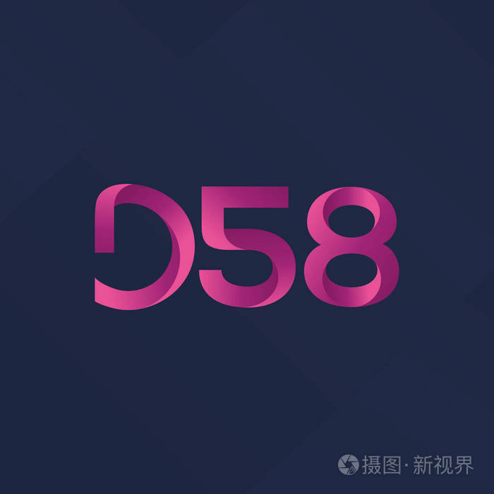 d58 字母和数字标志图标