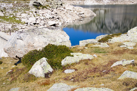 国家Aiguestort公园的湖泊