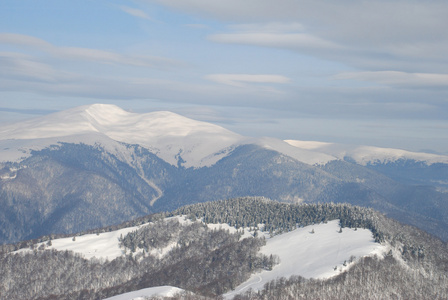 冬天在山里