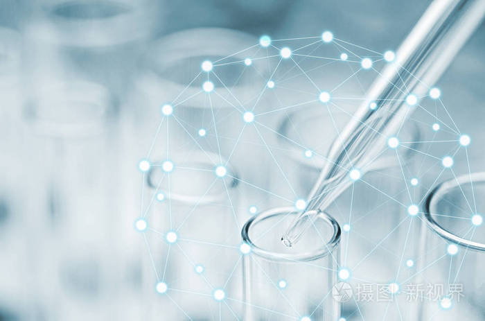 科学实验室试管用一滴