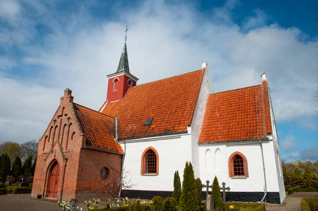 在丹麦的 Karleby 教堂