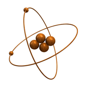 木材中的三维氦原子