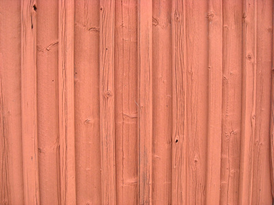 红色木材墙