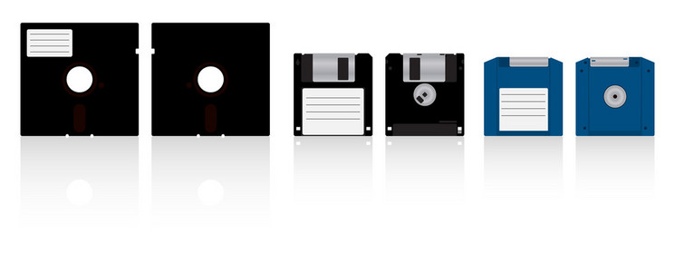 磁盘，磁碟 diskette的名词复数 