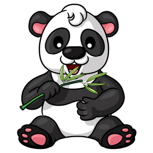 熊猫可爱卡通图片