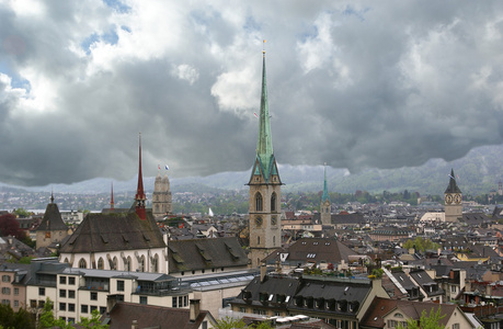 瑞士苏黎世城市景观
