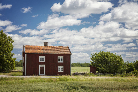 瑞典的农村农舍