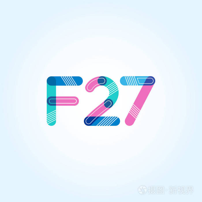 字母与数字标志 f27