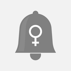 独立的钟与女性的标志
