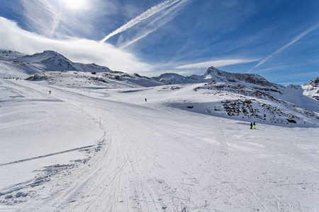 高山滑雪意大利，维尼，奥斯塔山谷，瓦莱达奥斯塔切尔维尼亚