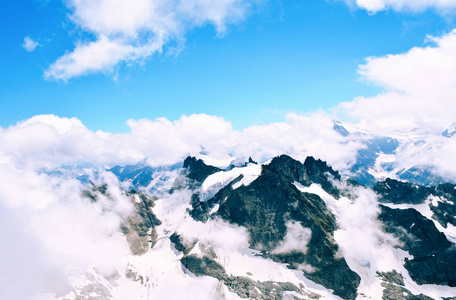 在阿尔卑斯山的美丽风景