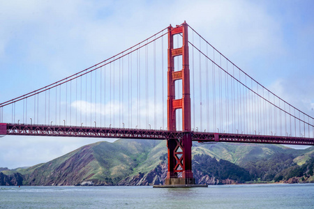 金门大桥在加利福尼亚州旧金山旧金山2017 年 4 月 18 日