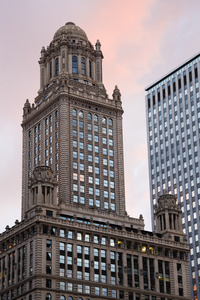 芝加哥市中心的历史建筑图片
