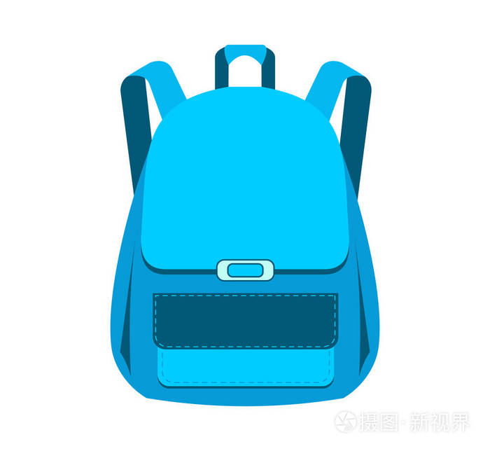 书包.背包里.矢量图