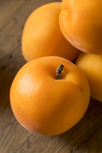 原始的橙色有机杏子