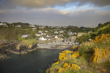 Cadgwith 湾，英格兰康沃尔郡