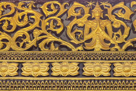 古代传统泰式墙