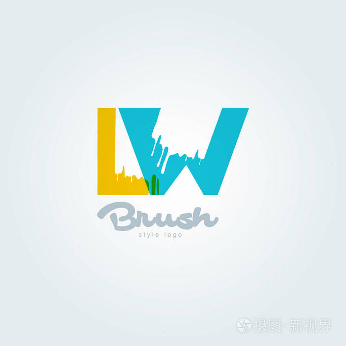 联合字母徽标lw