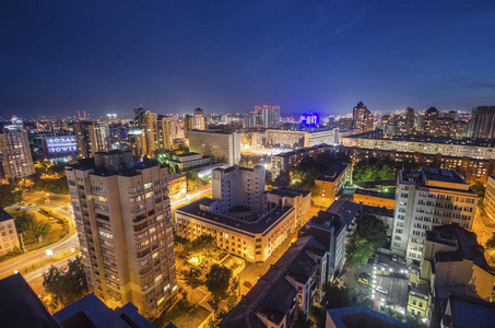 基辅市乌克兰首都。夜景