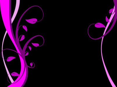 紫色抽象花背景