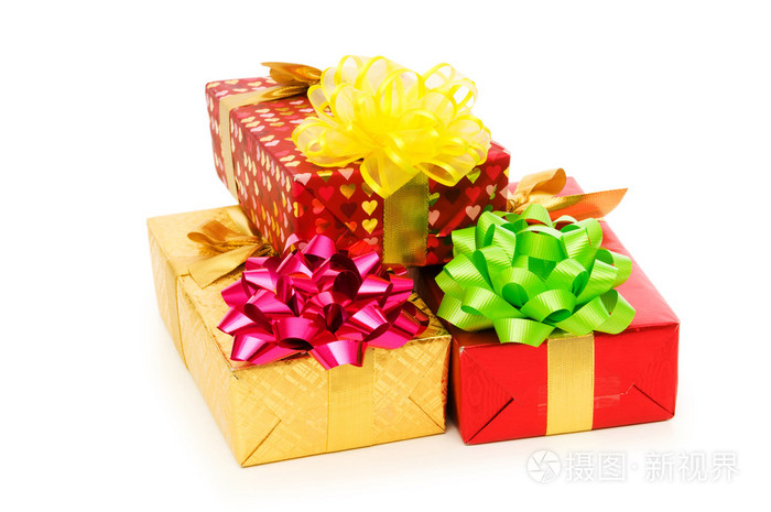 gift box isolated on the white background