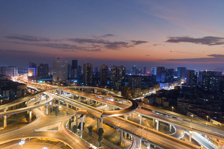 中国四川省成都市夜景