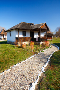 罗马尼亚传统的房子看整个系列