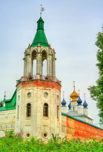 斯 Yakovlevsky 修道院或修道院的圣雅各布救主在罗斯托夫，俄罗斯金环