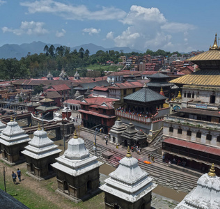 勒利德布尔加德满都尼泊尔寺庙