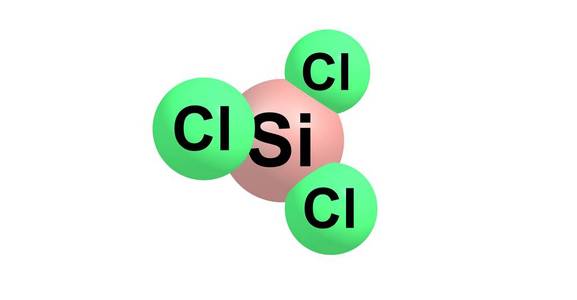 四氯化硅分子结构上白色孤立