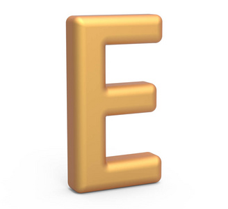 金色字母 e