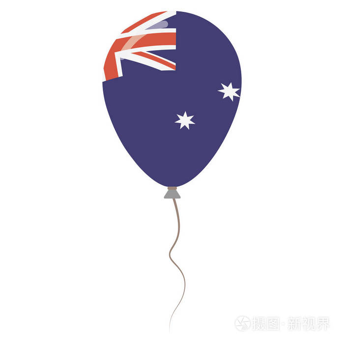 赫德岛和麦克唐纳群岛国家颜色孤立的气球白色