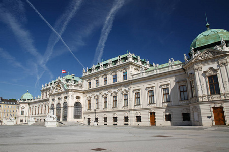 在维也纳的美丽丽城宫殿。夏宫