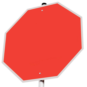 交通标志强制高速公路代码停止符号白色背景
