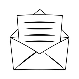 邮件信封图标图像