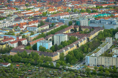 慕尼黑的城市景观