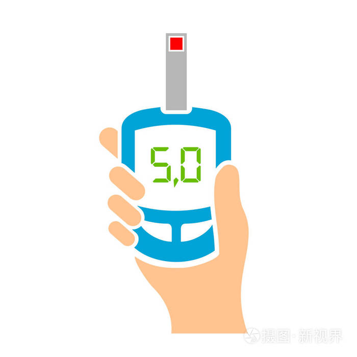 正常的血糖水平图标