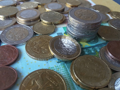 欧洲硬币货币 欧元, 欧盟货币, 立陶宛发布