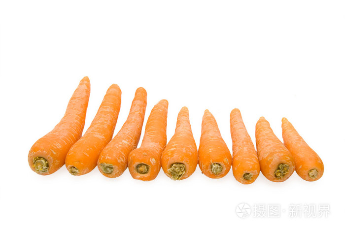 白底胡萝卜鲜菜组